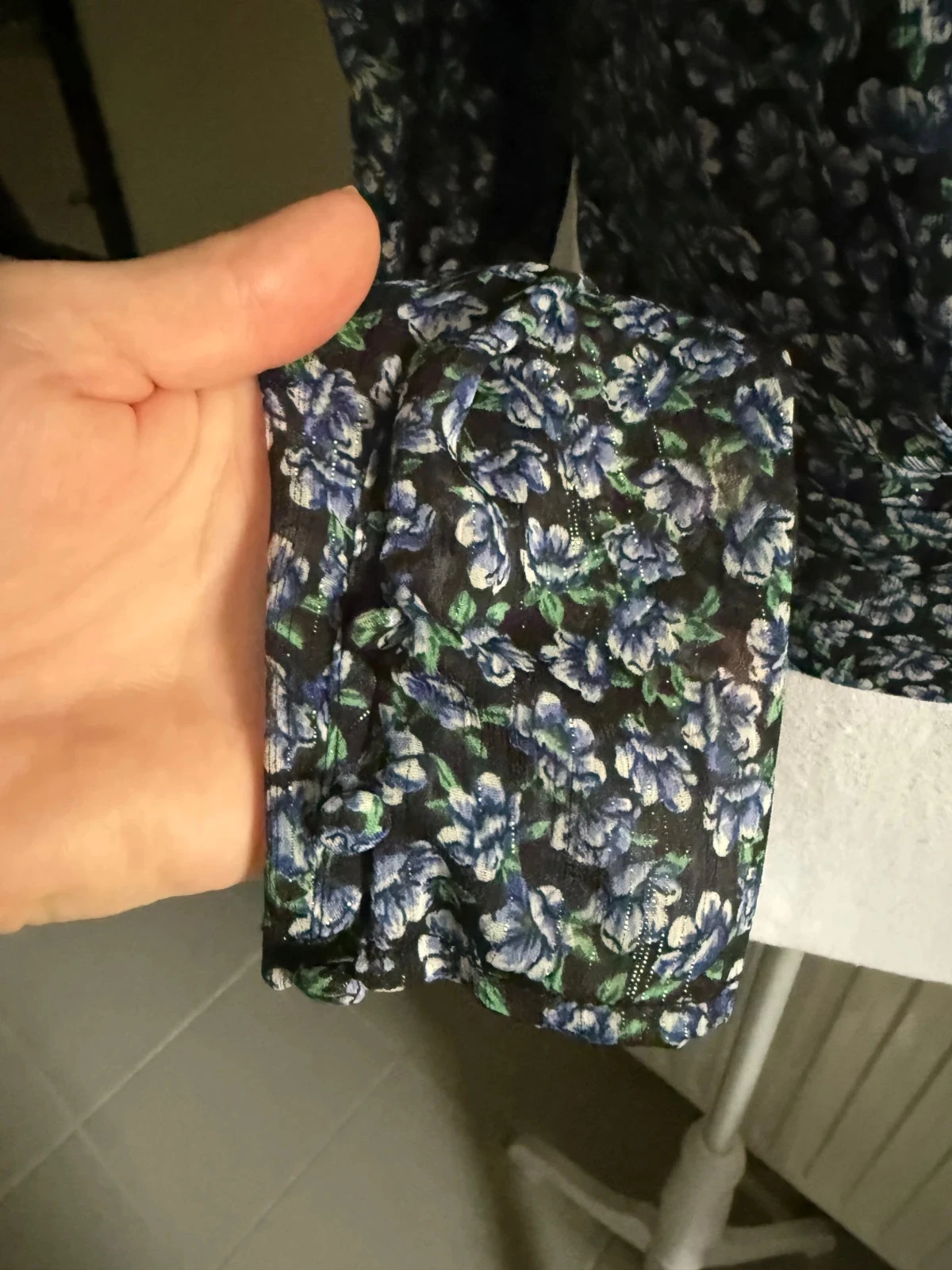Zara floral crop top - Size XS (34) – photo 2